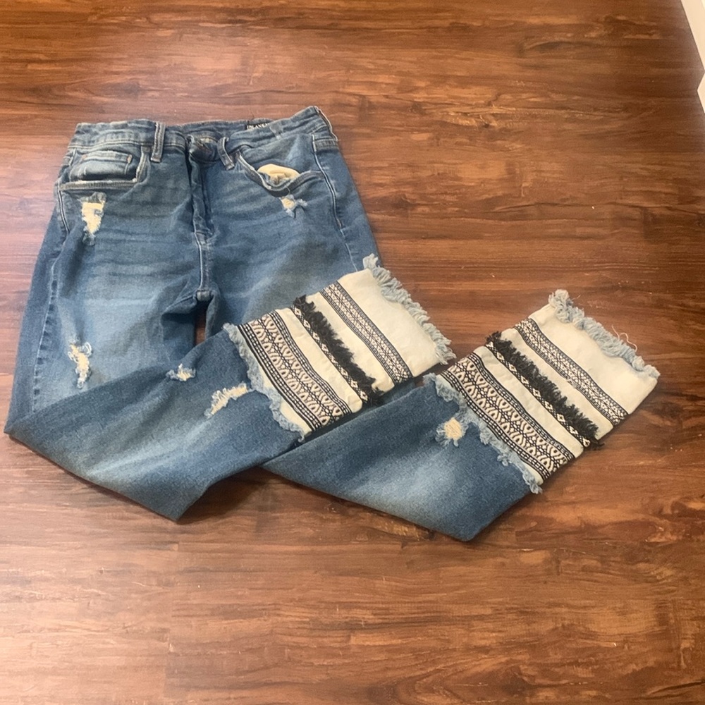 Embroidered jeans